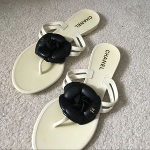 CHANEL jelly sandals
